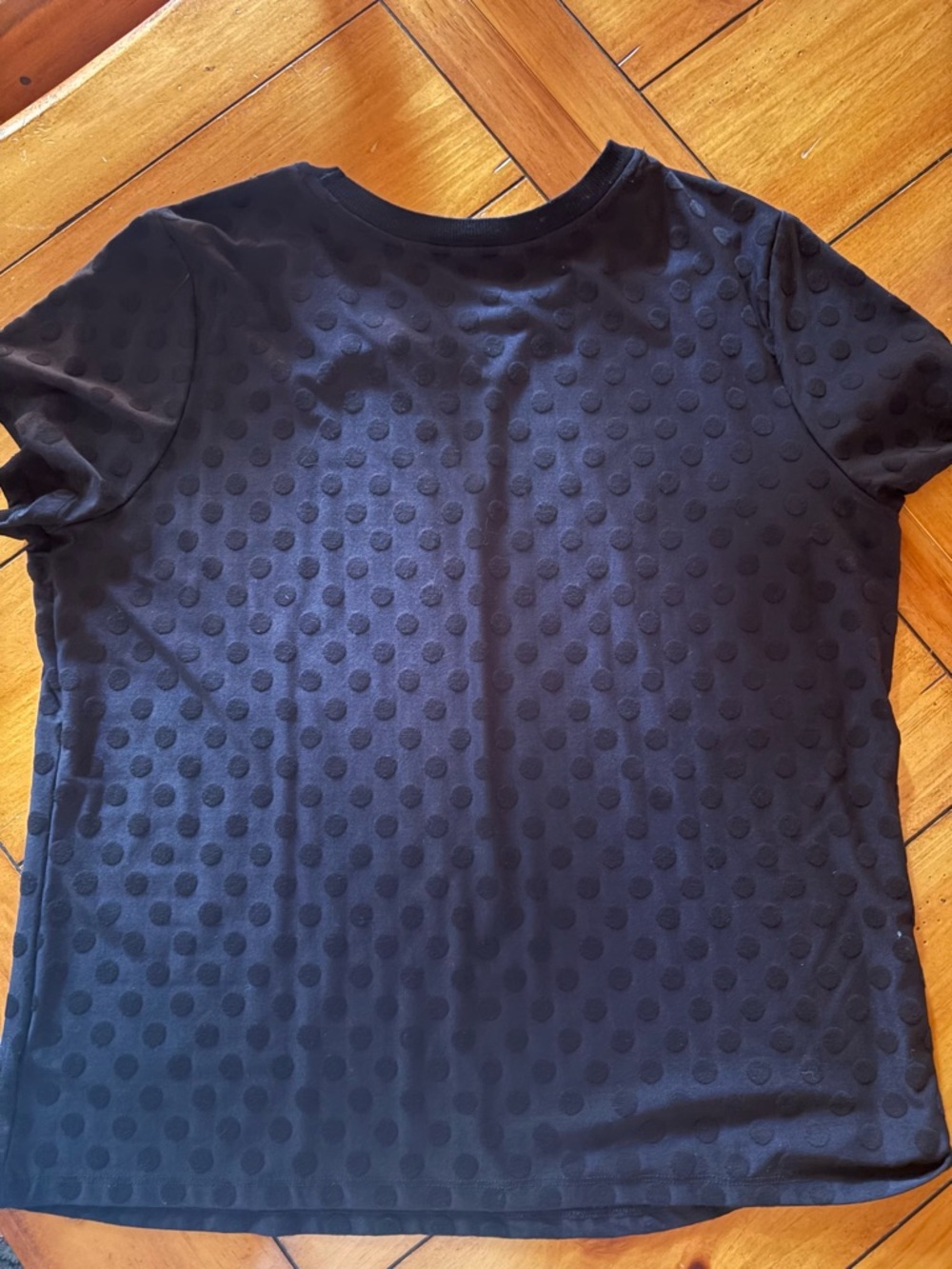 Liverpool Black Ribbed Knit Top